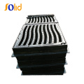 Heavy duty DI cast iron square manhole cover floor drain grating drainage frame channels